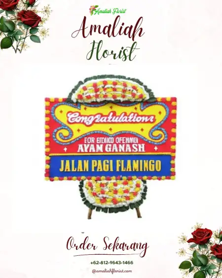 Sewa Papan Bunga Pantai Harapanjaya